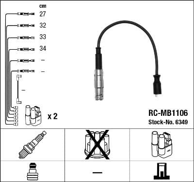 Rc-Mb1106 Ateşleme Kablosu