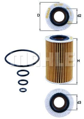 Yağ Filtresi Oil Filter Element