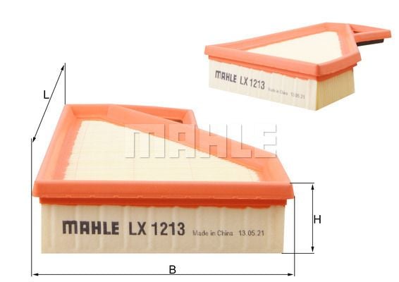 Hava Filtresi Mini Cooper I 1.6 115Hp 05.01-09.08 - MAHLE - Stok Kodu: LX1213 - PARÇA HATTI
