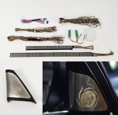 BMW 5 Serisi F10 (2010-2016) Ambians Seti 8 Renk - Parça Hattı - Stok Kodu: F10-BMF10AMB - PARÇA HATTI