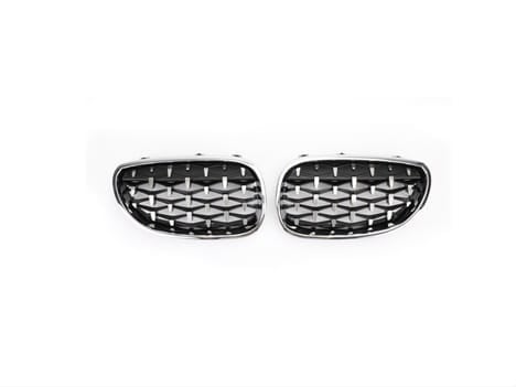 BMW 5 Serisi E60 (2004-2009) Diamond Panjur Krom Çerçeve - Stokta Var BMW 5 Serisi E60 (2004-2009) Diamond Panjur Krom Çerçeve - Parça Hattı - Stok Kodu: E60-BME60DB-KR - PARÇA HATTI