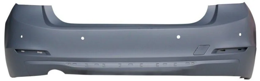BMW 3 Serisi F30 2012-2018 Tampon Arka; PDCli, 1B1 Çıkış Nikelaj Delikli Luxury Wender 51127312733