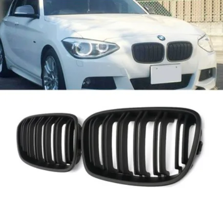 BMW 1 Serisi F20 2012-2018 Panjur (Set) MatSiyah, Çift Çıtalı Wender 51712357462