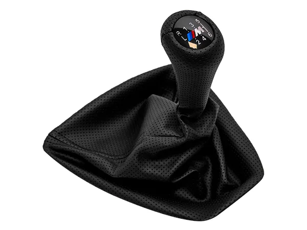 BMW 3 Serisi E92 2006-2013 Topuzlu Vites Körüğü 6 İleri Man.Şanz Siyah Noktalı Suni Deri Işıklı M Wender 25118036631BK