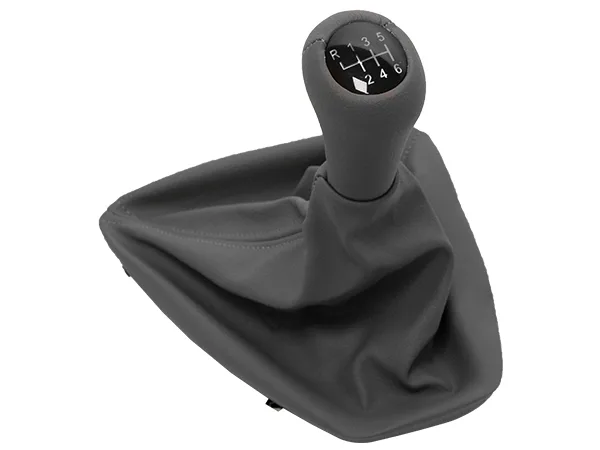 BMW 3 Serisi E92 2006-2013 Topuzlu Vites Körüğü 6 İleri Man.Şanz Gri Suni Deri Işıklı Wender 25112283030GR