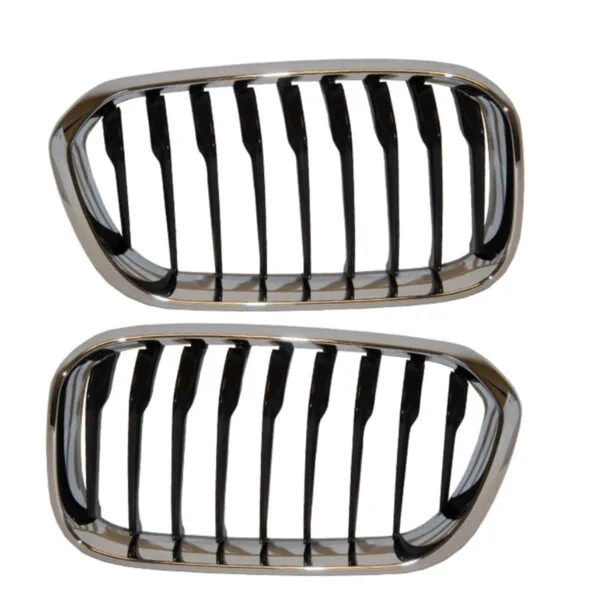 BMW 1 Serisi F20 2012-2018 Panjur (Set) Krom/Siyah Sport Wender 51137371685