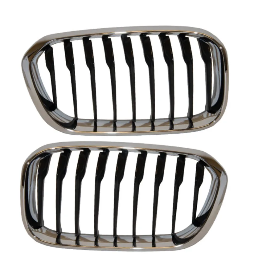 BMW 1 Serisi F20 2012-2018 Panjur (Set) Krom/Siyah Sport Wender 51137371685