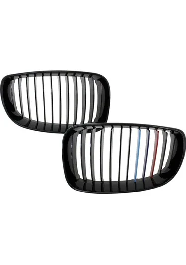BMW 1 Serisi E87 2003-2010 Panjur Set Piano-Siyah M Renkli 2007-11