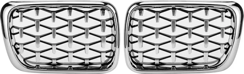 BMW 3 Serisi E36 1991-1998 Panjur (Set) Siyah/Krom/Siyah -Diamond- 1997-99 (Wender) 51138195152