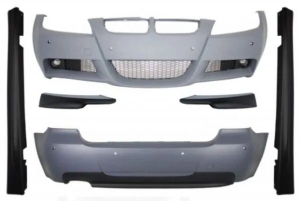 BMW 3 Serisi E90 (2005-2008) M-Tech Bodykit (Ön-Arka Tampon,Far Yıkamalı,Ön-Arka PDC,2b1 Çıkış,Marşpiyelli) Wender (51950409696)