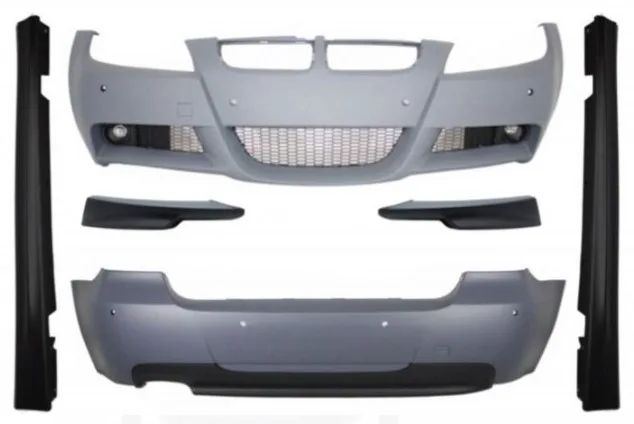 BMW 3 Serisi E90 (2005-2008) M-Tech Bodykit (Ön-Arka Tampon,Far Yıkamalı,Ön-Arka PDC,2b1 Çıkış,Marşpiyelli) Wender (51950409696)