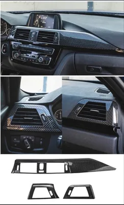 BMW 3 Serisi F30 (2011-2019) Göğüslük Ve Menfez Karbon Kaplama Seti