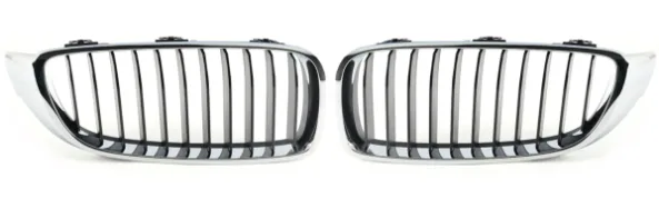 BMW 4 Serisi F32 2011-2018 Panjur (Set) Krom/Siyah Çift Çıtalı ///M-Renkli 2013-21 Wender 51712336813
