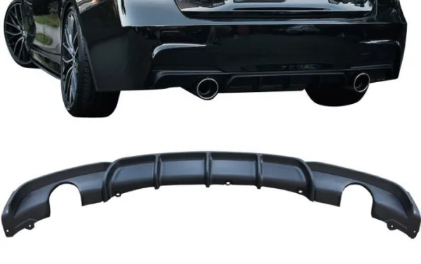 BMW 3 Serisi F30 2012-2018 Tampon Difüzörü Arka; 1B2 Çıkış M Performance Wender 51192291414
