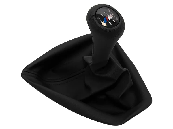 BMW 3 Serisi E92 2006-2013 Topuzlu Vites Körüğü 6 İleri Man.Şanz Siyah Suni Deri Işıklı M Wender 25112283040BK