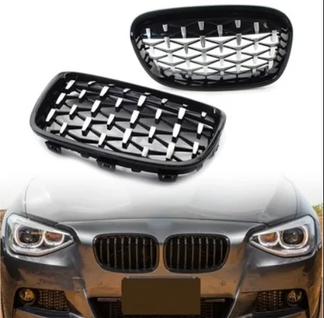 BMW 1 Serisi F20 2012-2018 Panjur (Set) Krom/Krom/Siyah Diamond Wender 51137262119