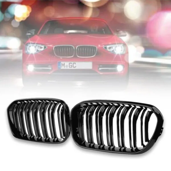 BMW 1 Serisi F20 2012-2018 Panjur (Set) PianoSiyah, Çift Çıtalı Wender 51712357462