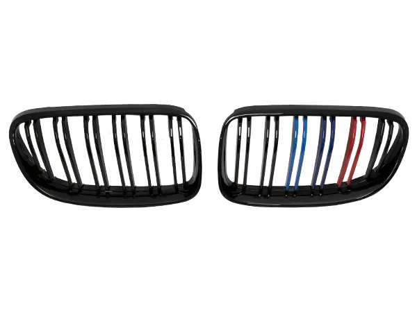 BMW 3 Serisi E92 2006-2013 Panjur - (Set) Piano-Siyah Çift Çıtalı M Renkli 2010-13 Wender 923188